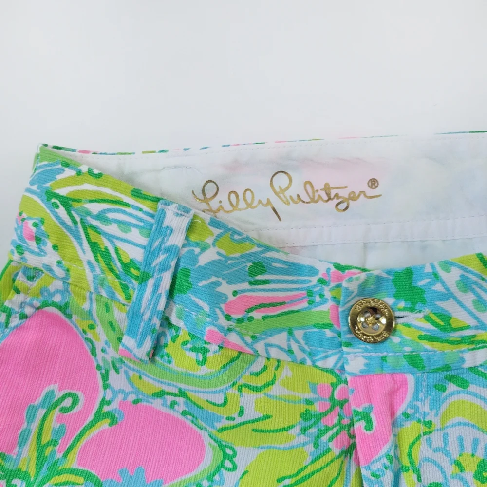 Lilly Pulitzer | The Callahan Short Coconut Jungle Size 0 - Picture 4 of 6